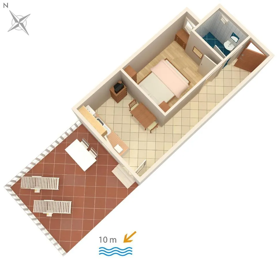 Apartment Veli Rat 438B